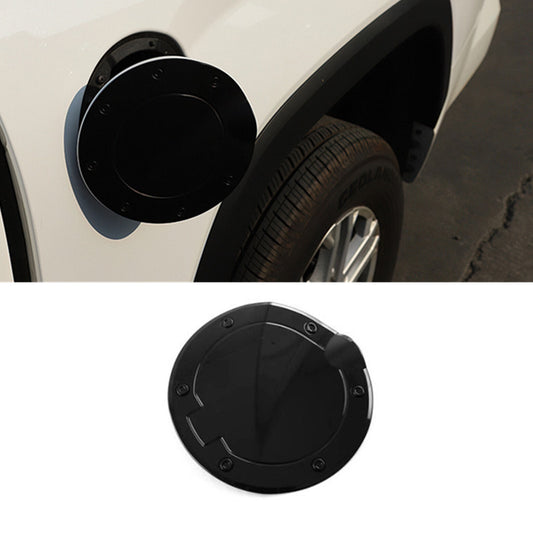 1P Gloss Black Fuel Tank Oil Gas Cap Moulding Cover Trim for Toyota Tundra 22-24