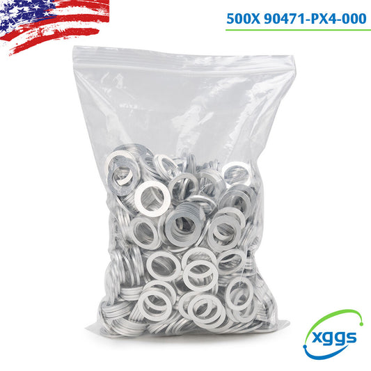 500X 18mm Gaskets for Honda for Acura 2002-2015 Drain Plug Gaskets 90471-PX4-000 Q