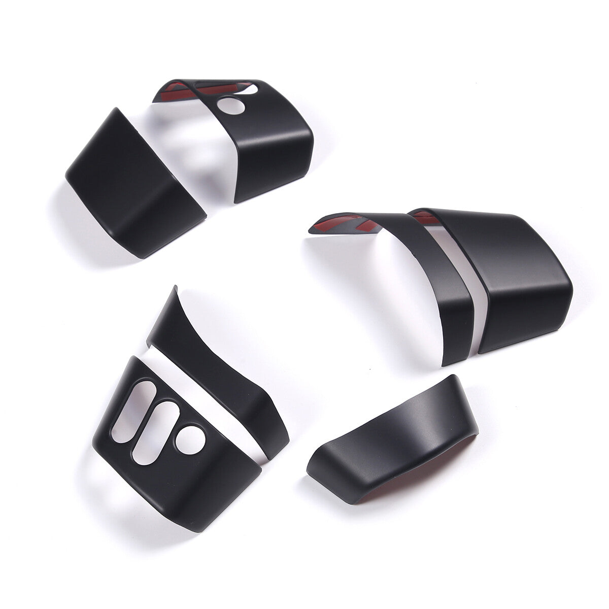 for Honda for Civic 2022-2023 Gloss Black Console AC L&R Air Outlet Vent Cover Trim- v