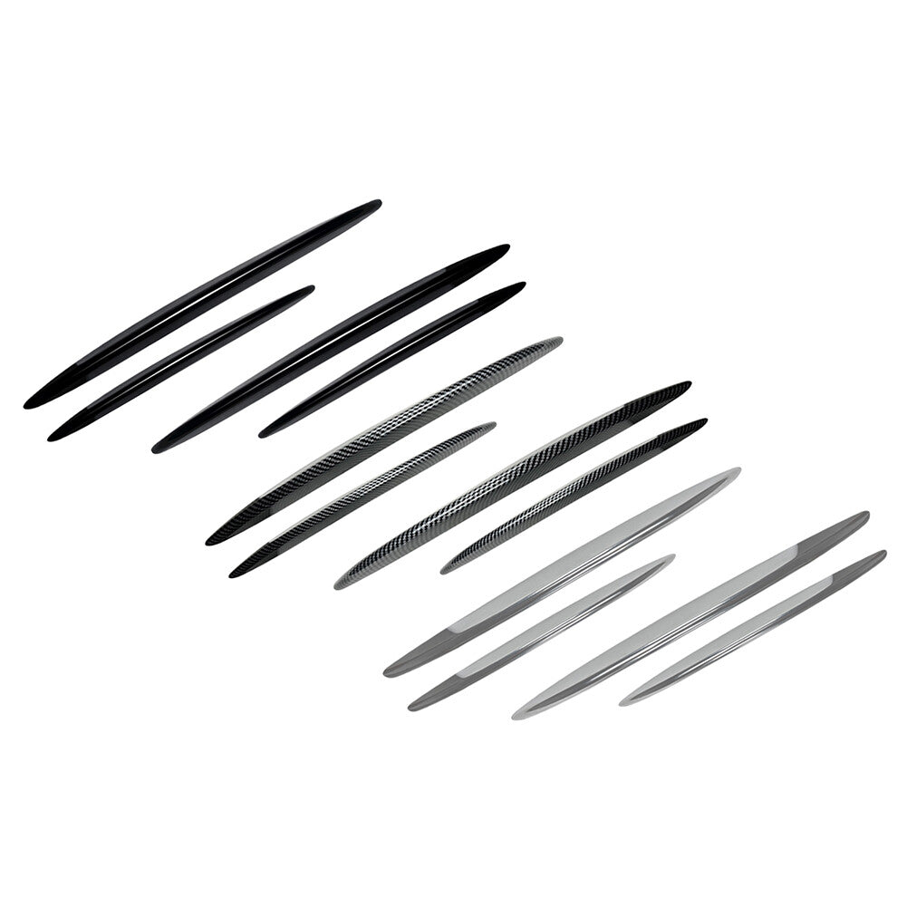Front Fog Light Strips Air Intake Grille Cover Trim for Mercedes-Benz GLC Class
