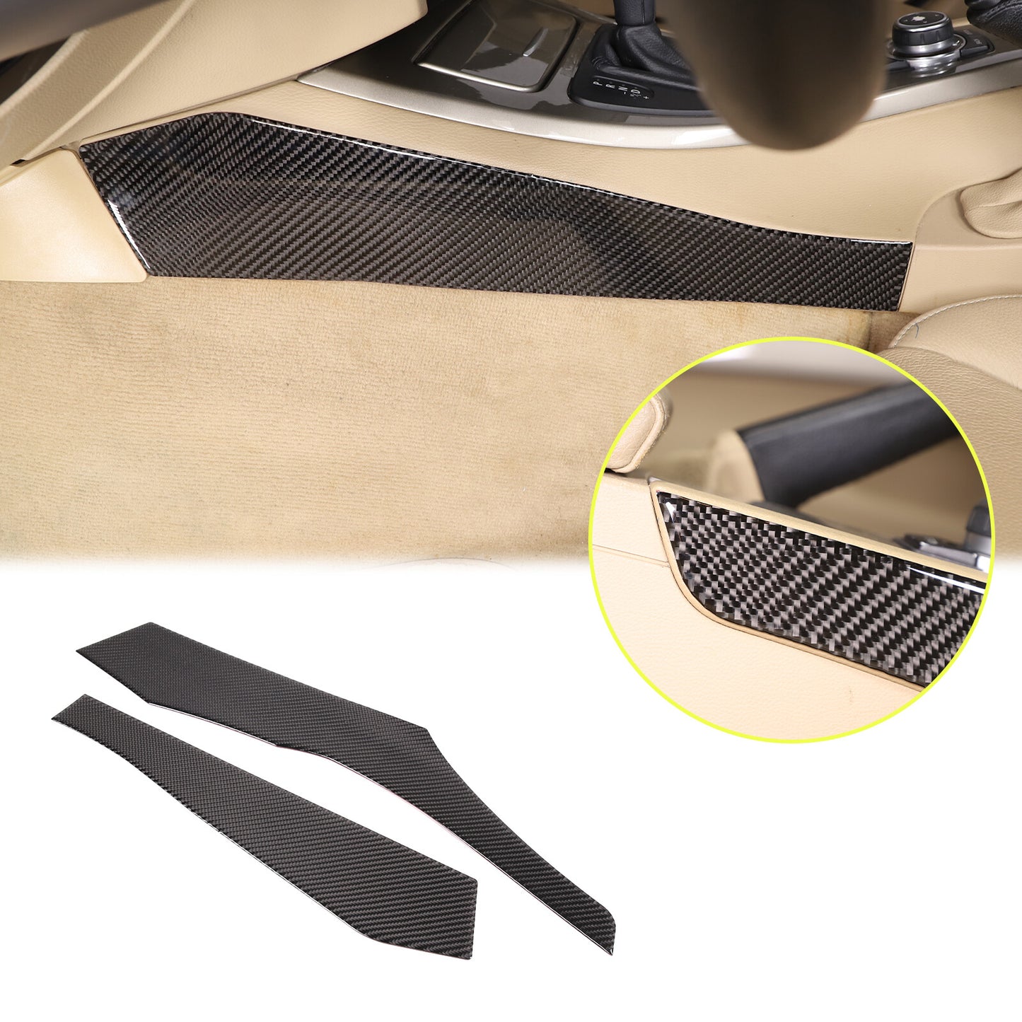 ABS carbon fiber fuel tank cap sticker decorative cover suitable for Maverick 2022-2023- v