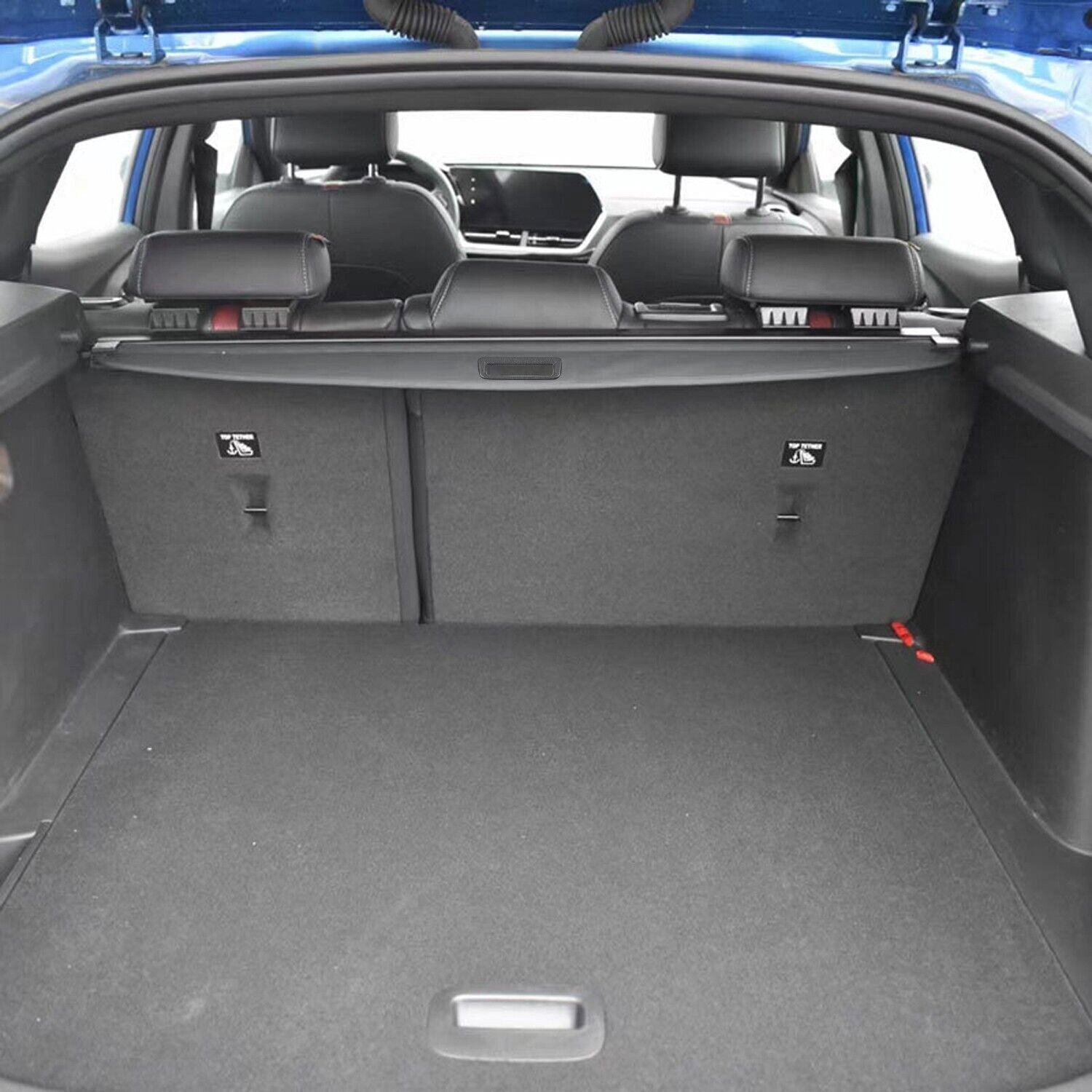 for Chevrolet Trax 2024 Car Rear Trunk Cargo Cover Security Shield Shade Black