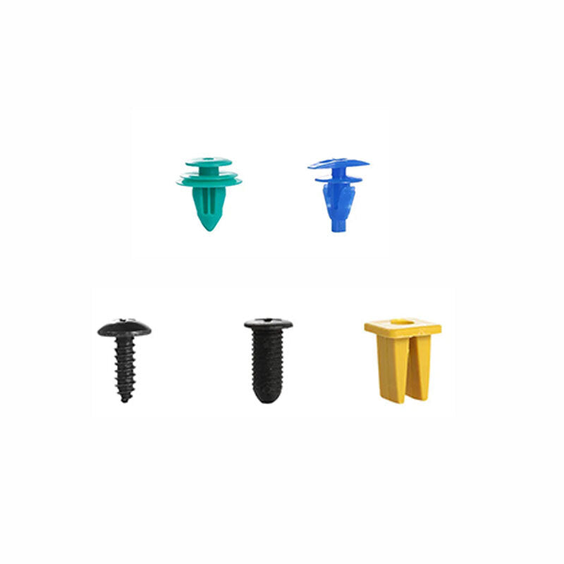 500X Plastic Car Moulding Push Clips Screw Fasteners Rivet Body Trim Pin Kit Set