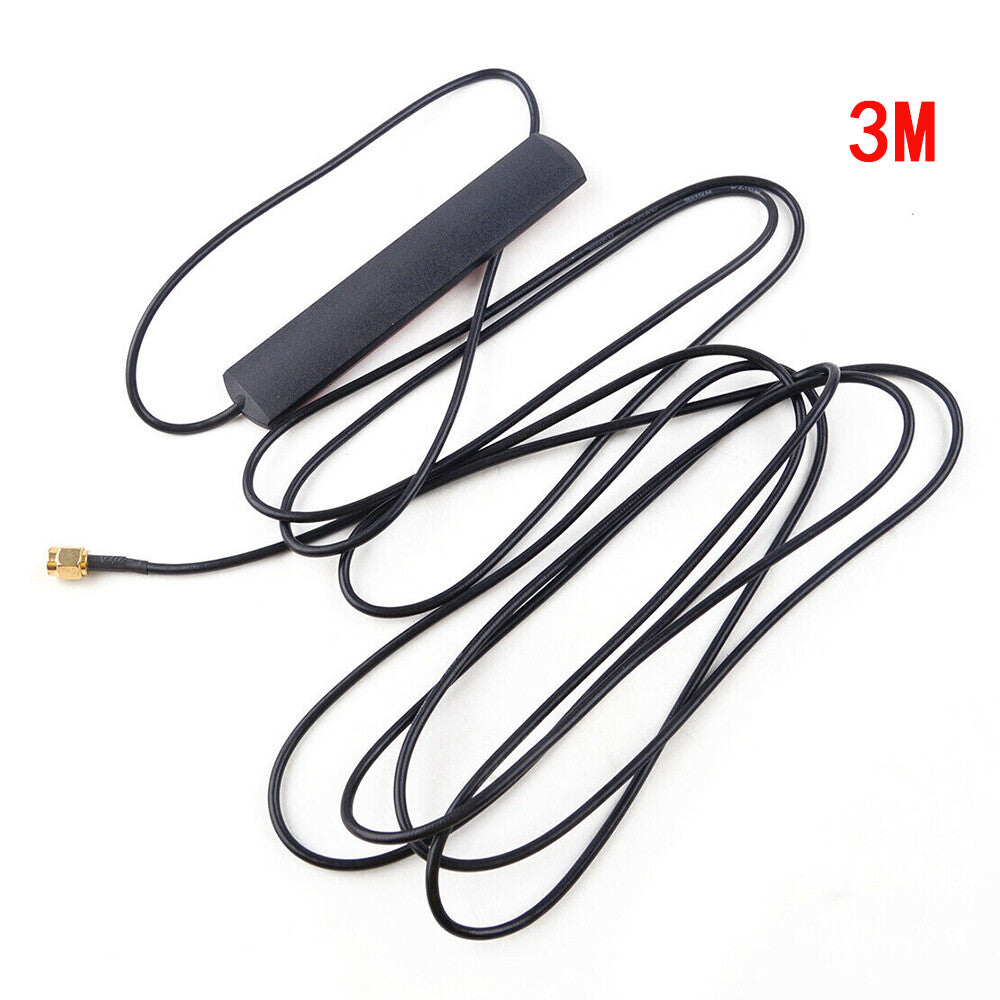 Fits Radio Antenna Patch Aerial Glass Mount Windshield Antenna 3m Replacement Q