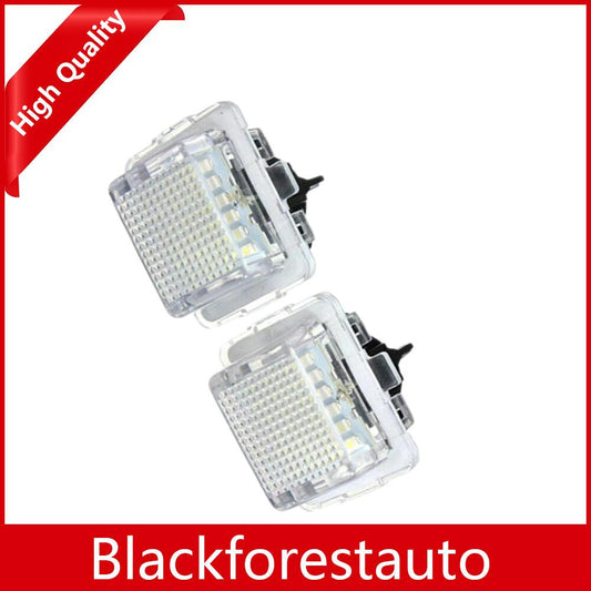 2X LED License Plate Lights For 06-12 for Mercedes for Benz S550 S600 S63 S65 W212 W221 Q