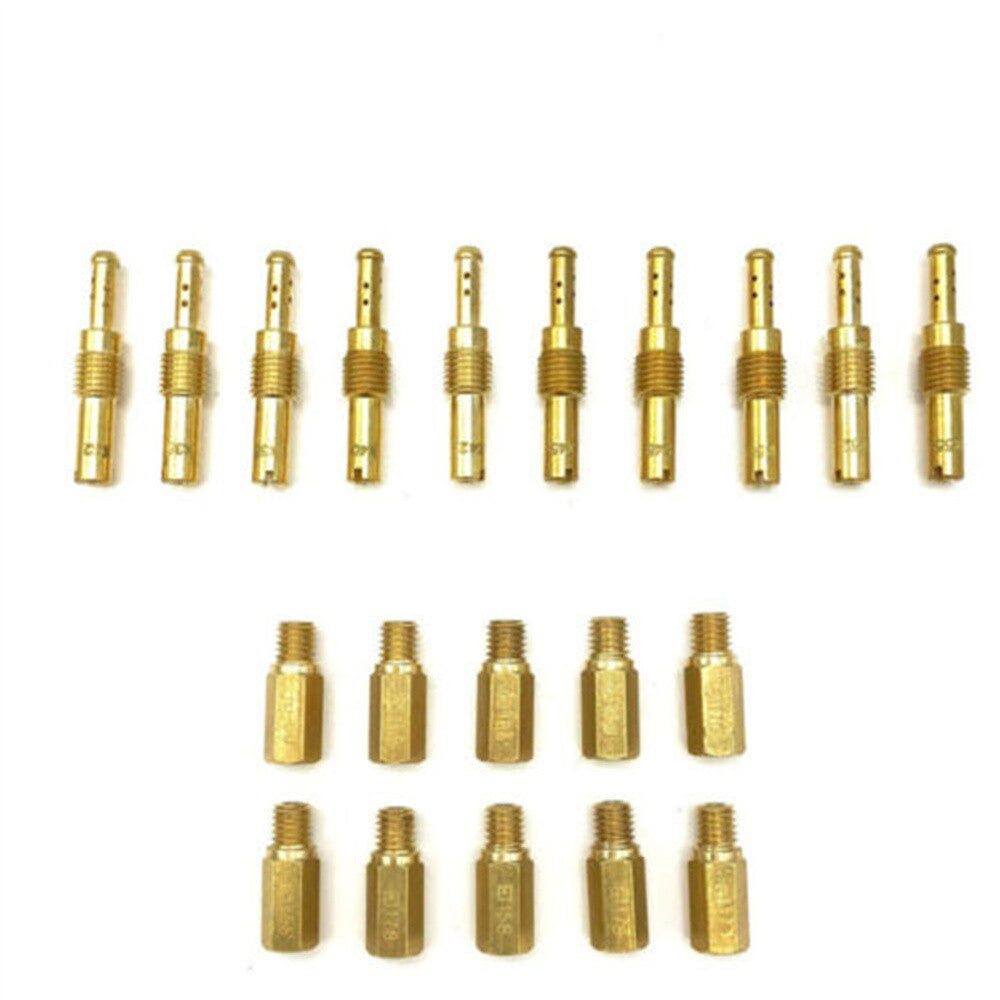 20-Piece Motorcycle Carburetor Main Jet Slow-Speed Guided Kit for PWK OKO Carb- n
