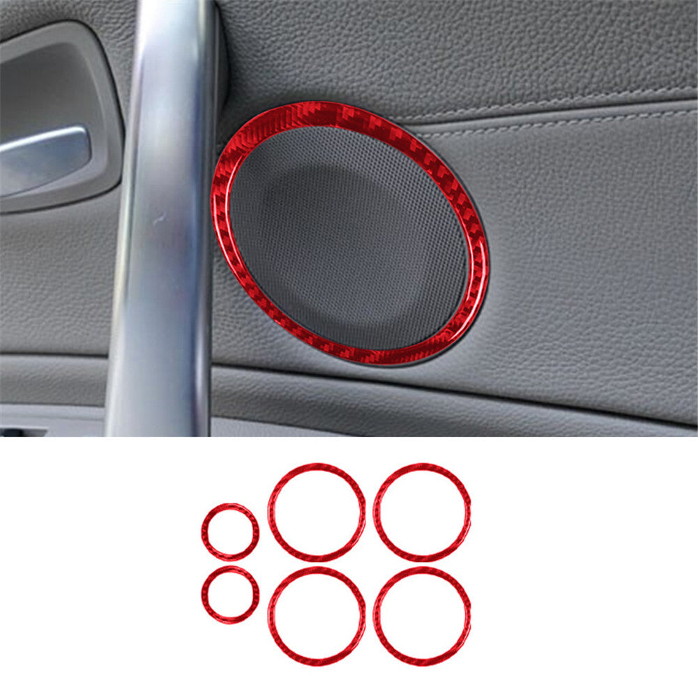 Red Carbon Fiber Speedometer Surround Cover Trim for Honda Ridgeline 2017-2020 v