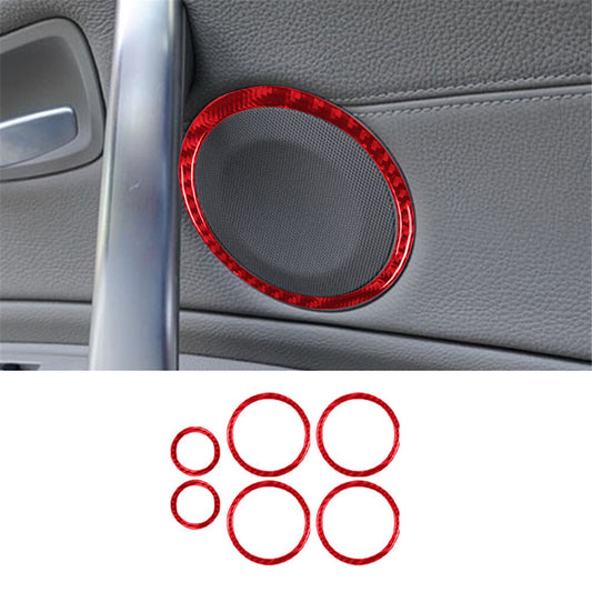 Red Carbon Fiber Speedometer Surround Cover Trim for Honda Ridgeline 2017-2020 v