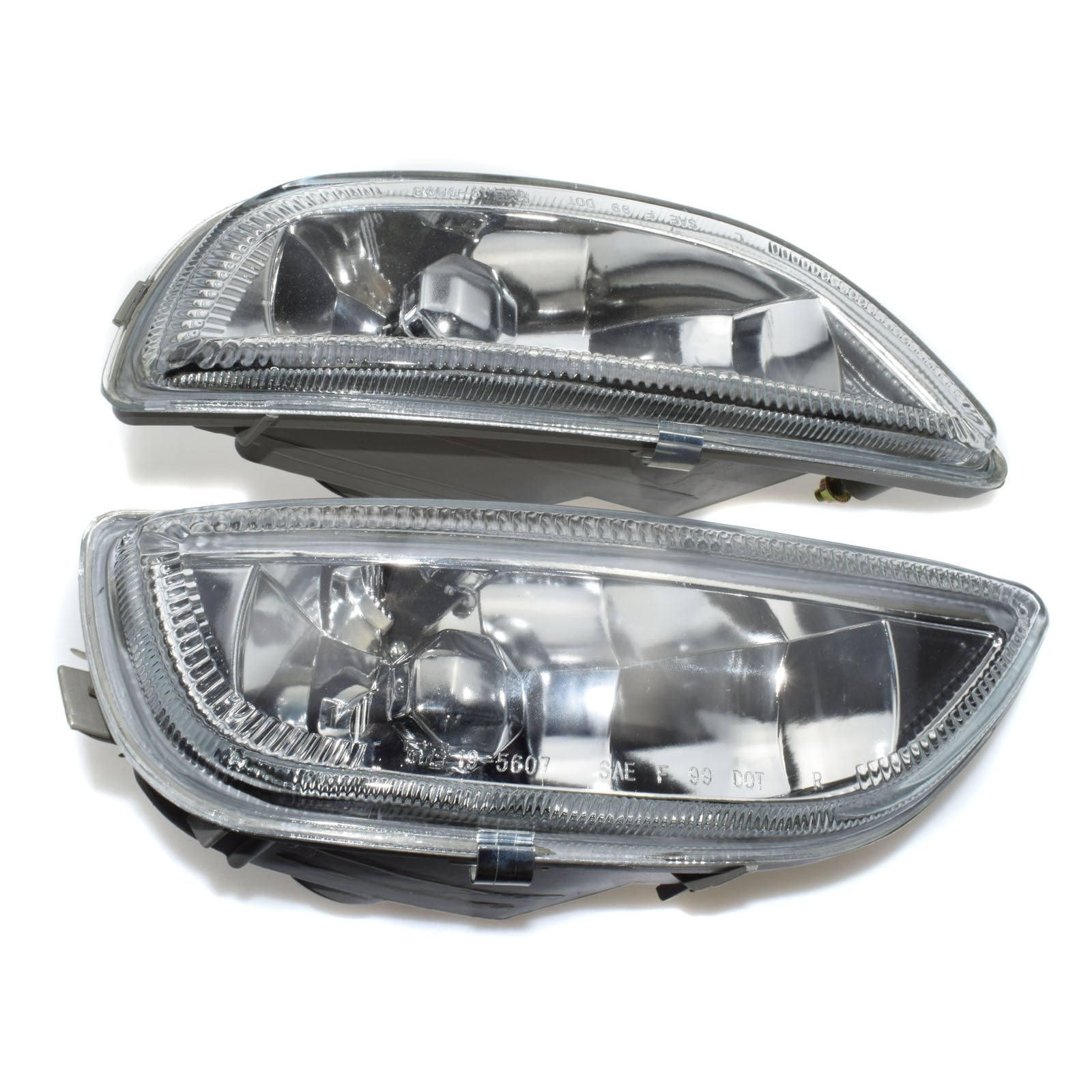 2 Pieces for 01-02 for COROLLA Clear Lens BUMPER DRIVING FOG BULBS Lights LH Right Grip - v