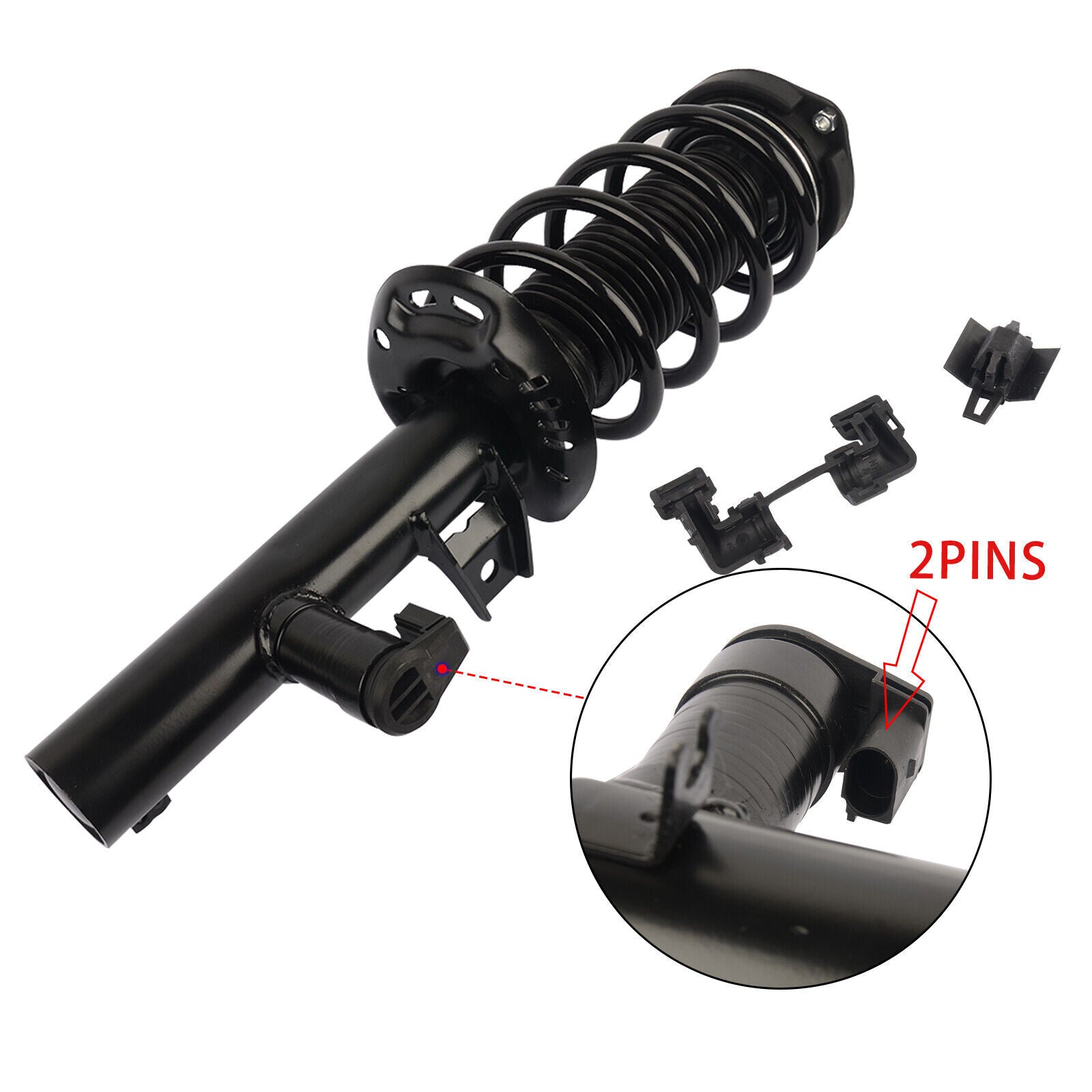 4x Front Rear Shock Struts Electric for Volkswagen for Passat CC for Golf VI EOS Sharan