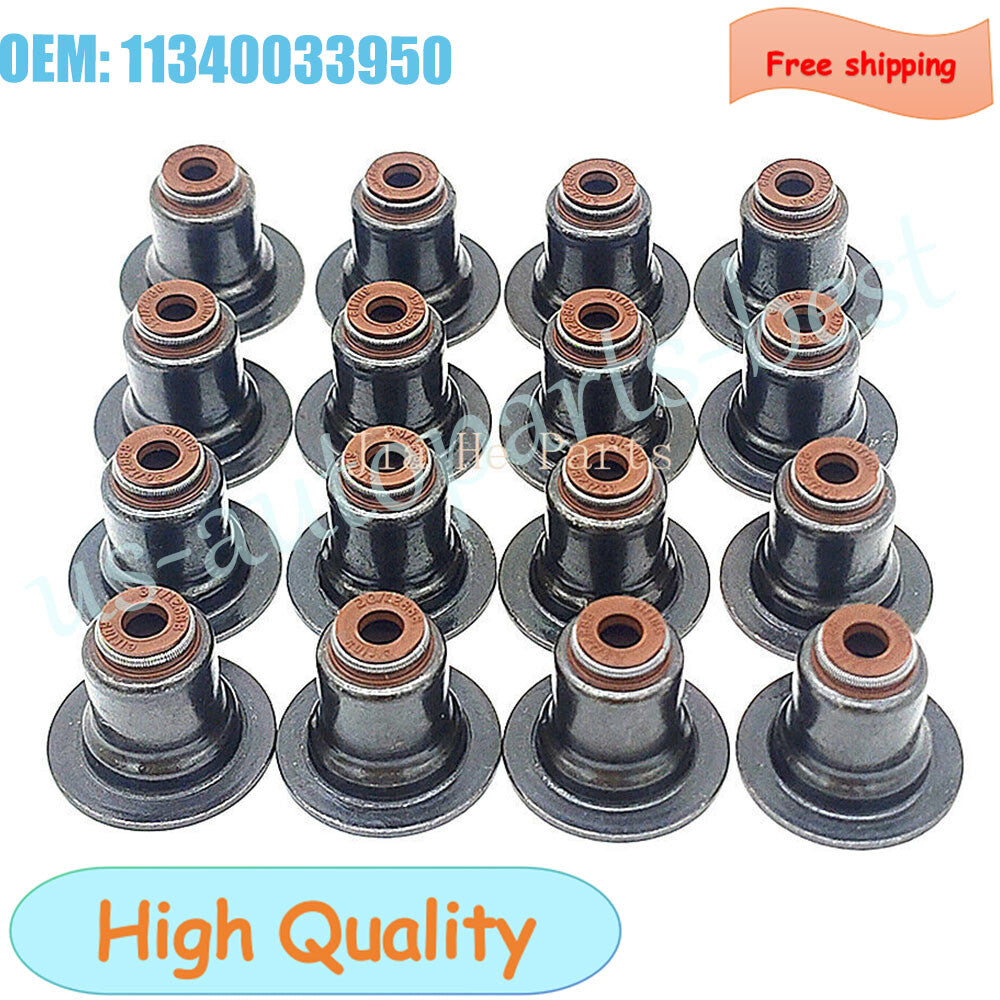 16PCS Engine Valve Stem Oil Seal for Mini Cooper R55 R61 1628922080 11340033950
