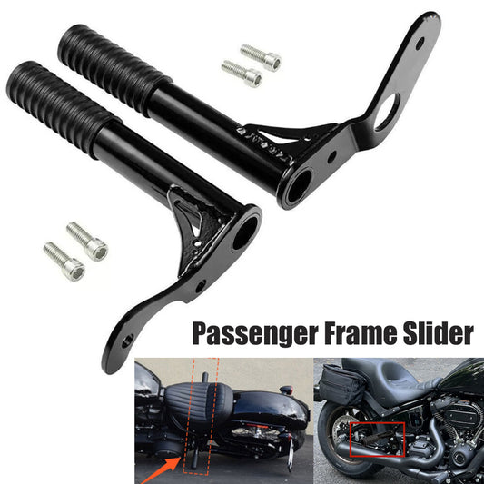 Motorcycle passenger foot spike collision bar frame slider for Harley Softail 2018-up- n