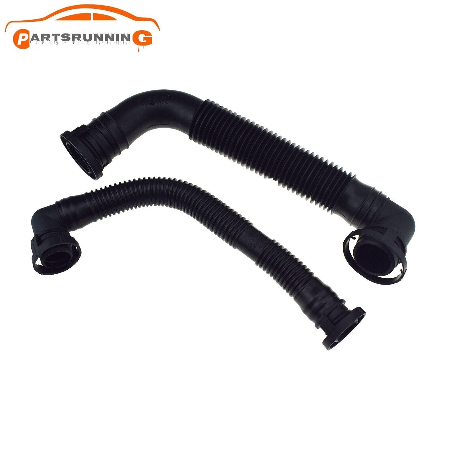 2PCS Secondary Air Pump Hose for VW for Jetta for Golf MK4 Beetle for Audi A3 for Skoda Octavia Q