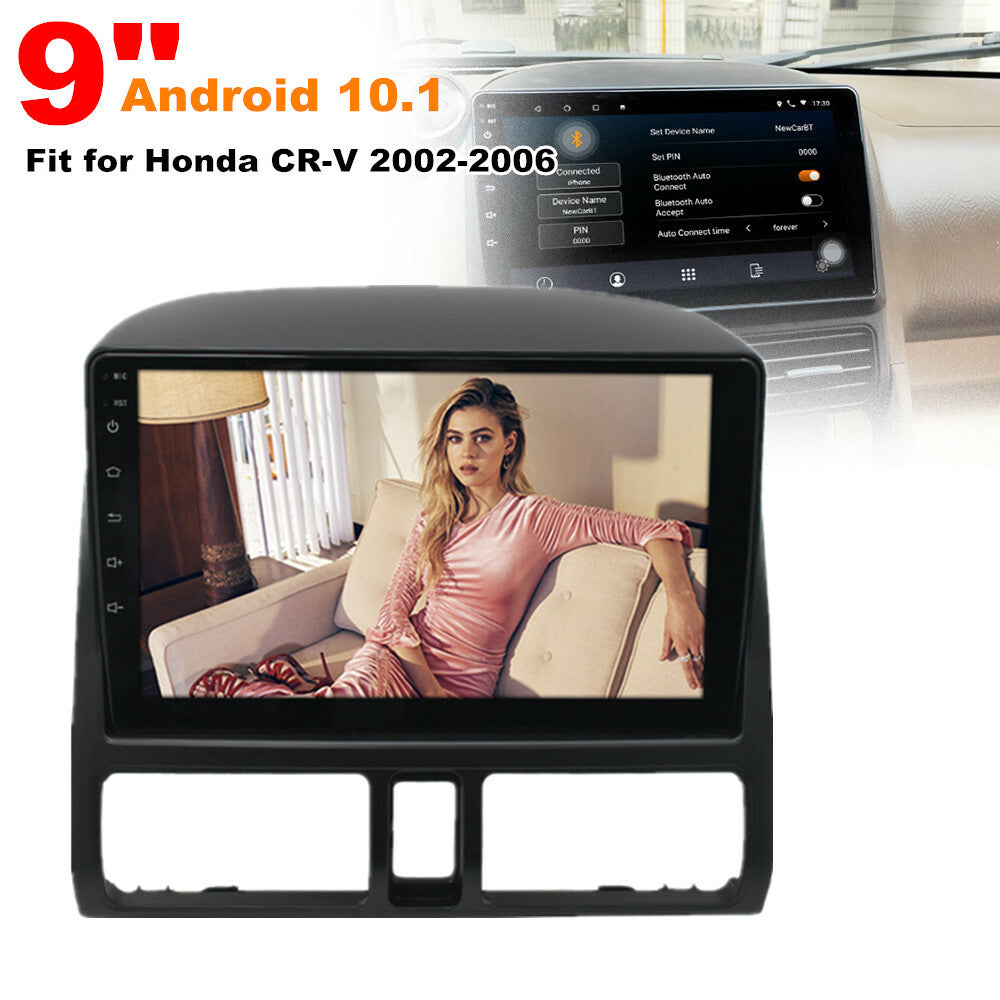 Compatible with for Honda CRV 2002-2006: Android 10.1 9-inch Car Stereo Radio with GPS, WIFI, and FM Player. n