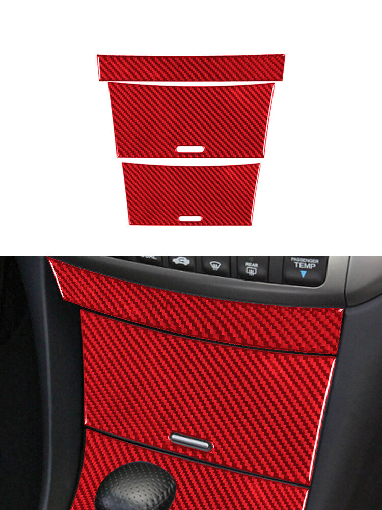 Carbon Fiber Manual Climate Control Cover Trim for Passat 2006-2011 v