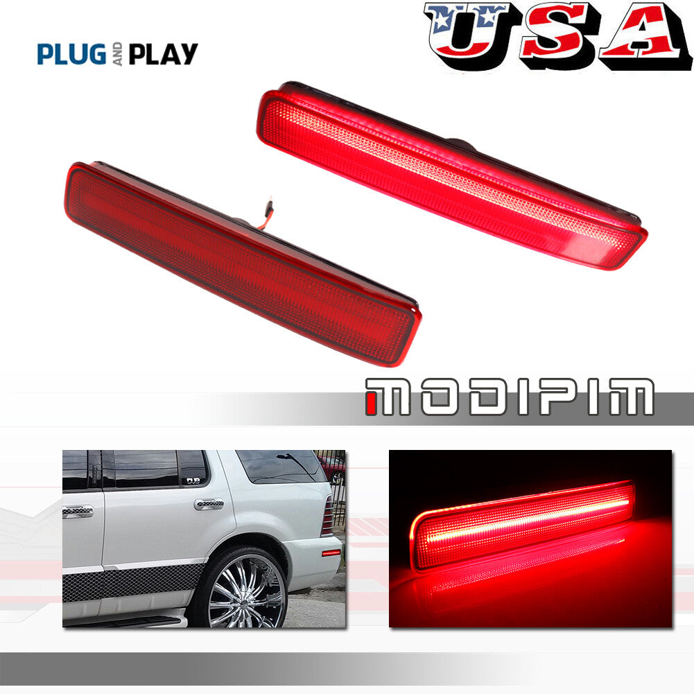 [PLUG PLAY] Red LED marker on the back of the lens for 02-10 for Mercury Mountaineer