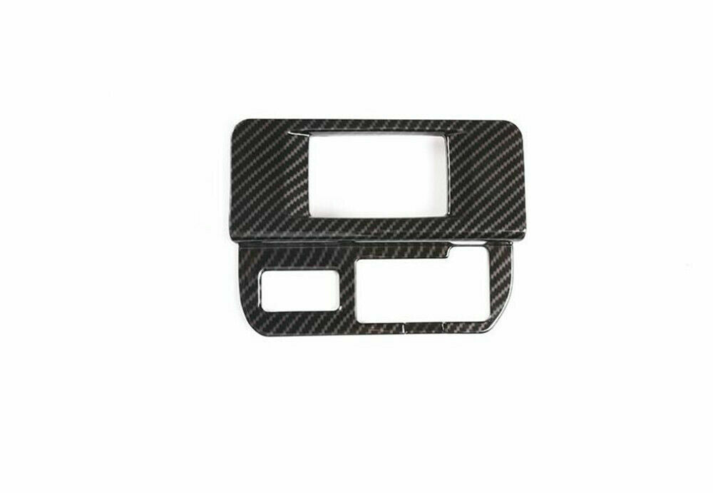ABS Carbon Fiber Interior Fog Light Switch Button Trim ForToyota Tacoma 2016-20