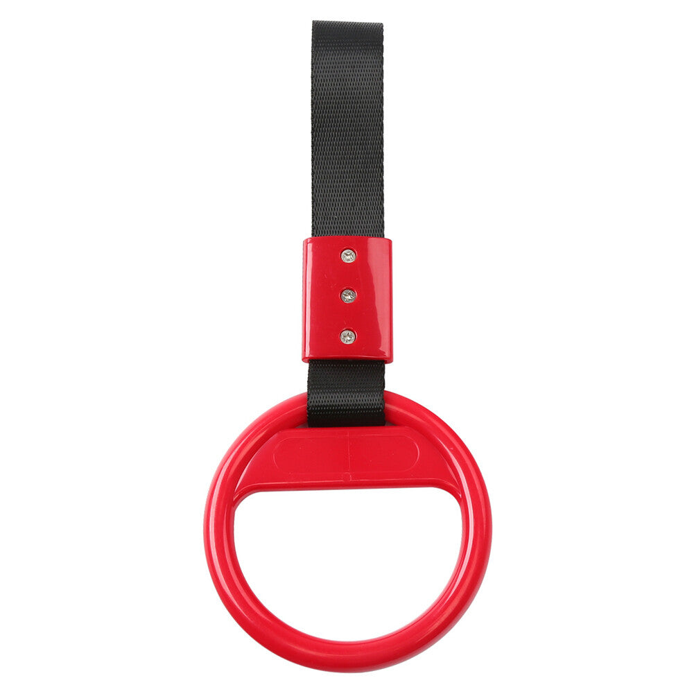 JDM Train Bus Handle Hand Strap Car Interior Styling Drift Charm Straps Red