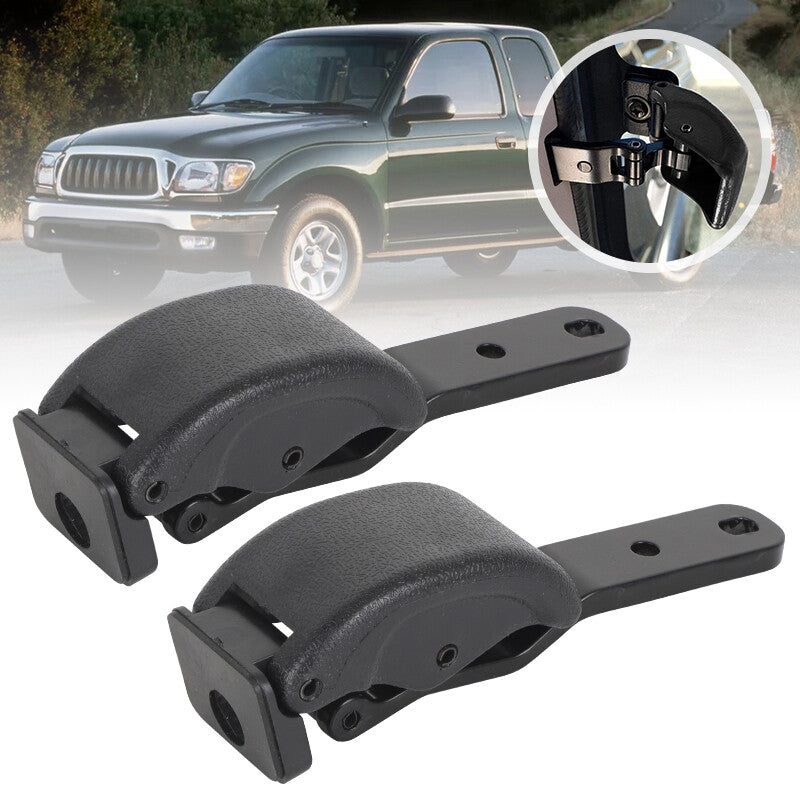 2X LeftRight Rear Quatar Window Latch Lock Black Fit for Toyota Tacoma Hilux 97-14