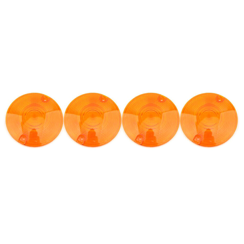 for Harley Davidson Electra Glide Motorcycle Turn Signal Light Cover Yellow Lens Q