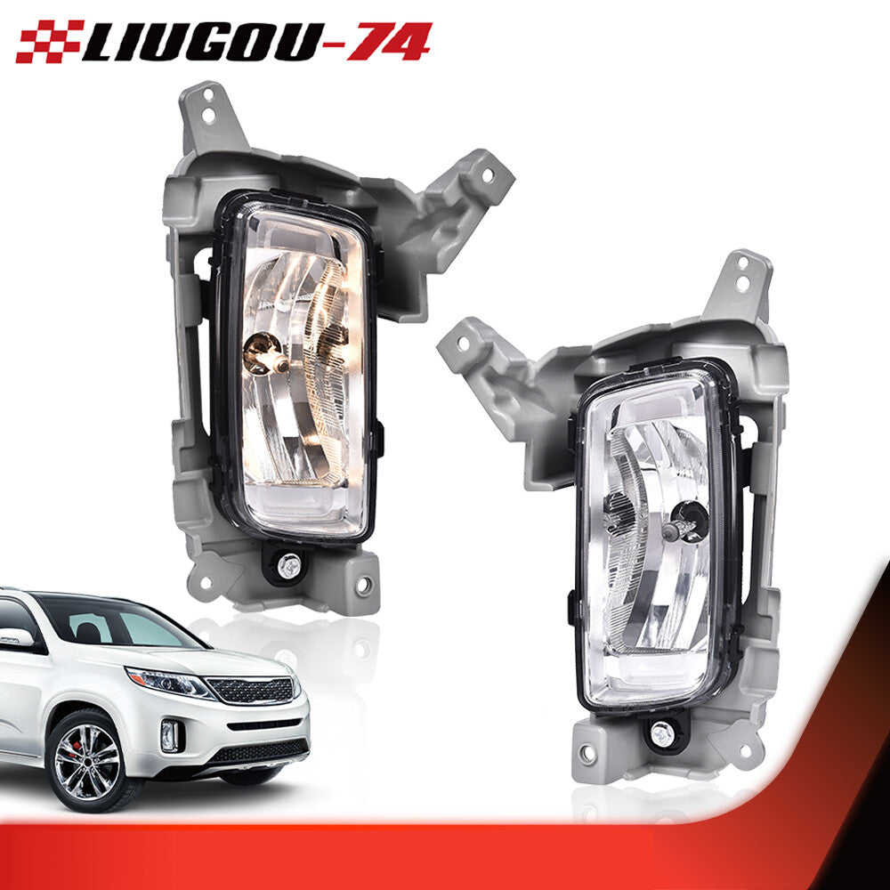 Suitable for 2014 for Kia Sorento front fog lamp with baffle set, brand new- v