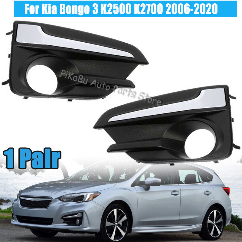 1 Pair Front Fog Light Cover Fog Lamp Bezel for Subaru Impreza 2017 2018 2019