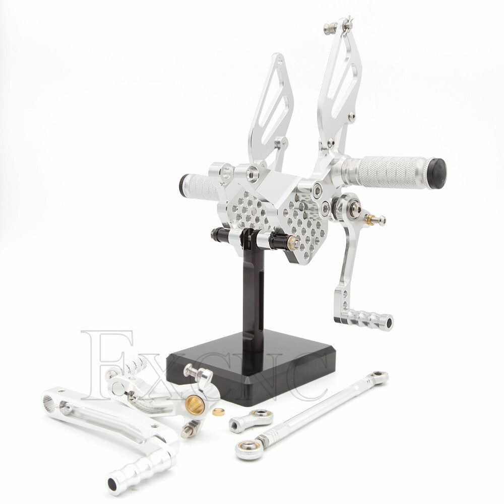 Suitable for Ducati rear wheel rear spike pedal pads, silver 749/999/748/919/996/998