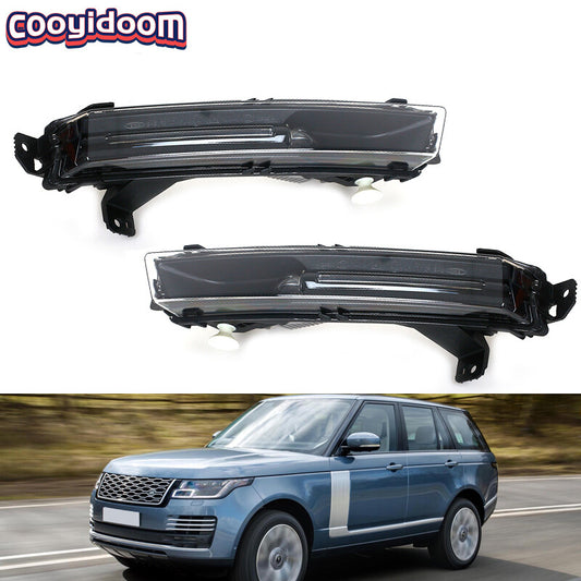 Daytime running lights are compatible with for Jaguar E/F-PACE and for Land Rover Discovery 5. (Universal)
