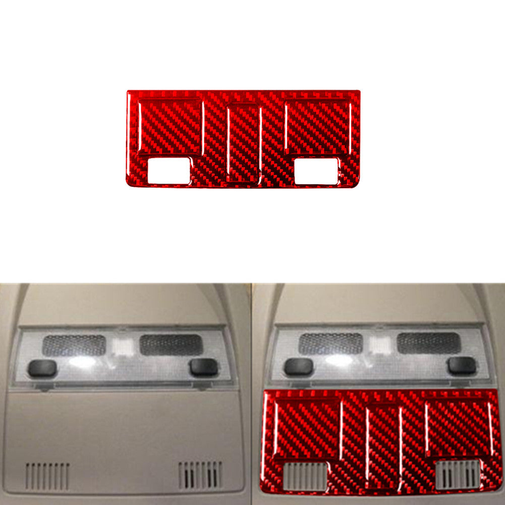 Red Carbon Fiber Interior Overhead Console Cover Trim for Lexus RX300 1998-2003 v