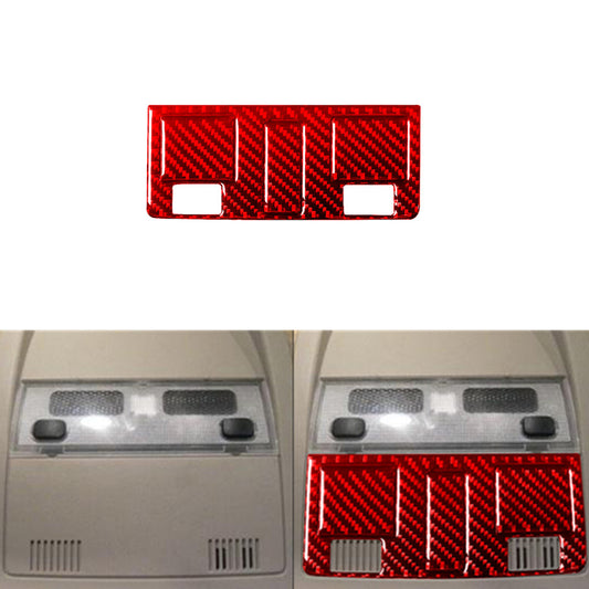 Red Carbon Fiber Interior Overhead Console Cover Trim for Lexus RX300 1998-2003 v