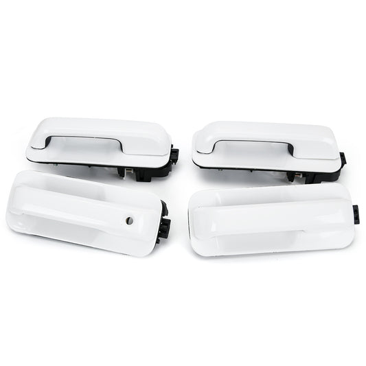 Set of 4 Exterior Door Handle for Ford F-150 Lariat Crew Cab Pickup 15-20