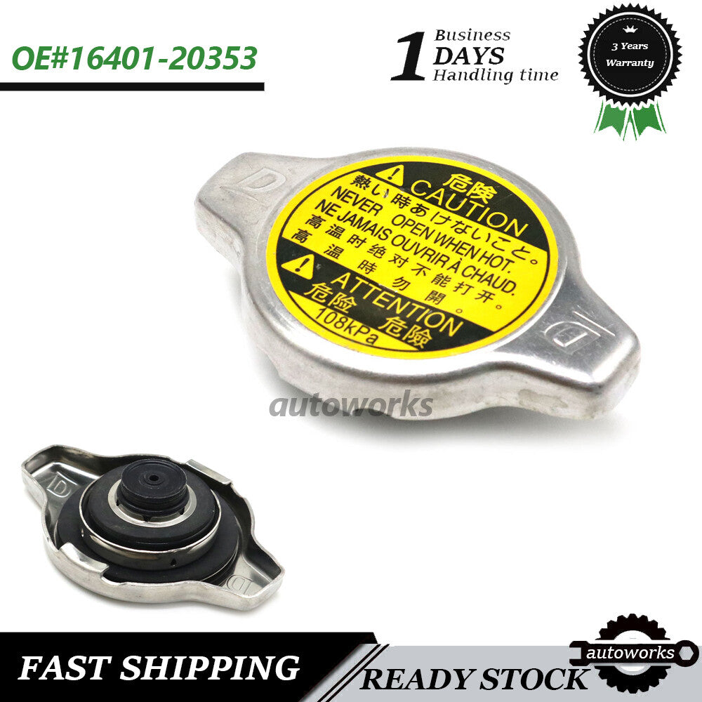 16401-20353 1.1Bar Radiator Cap for Toyota for Camry for Corolla Highlander for Lexus 01-17