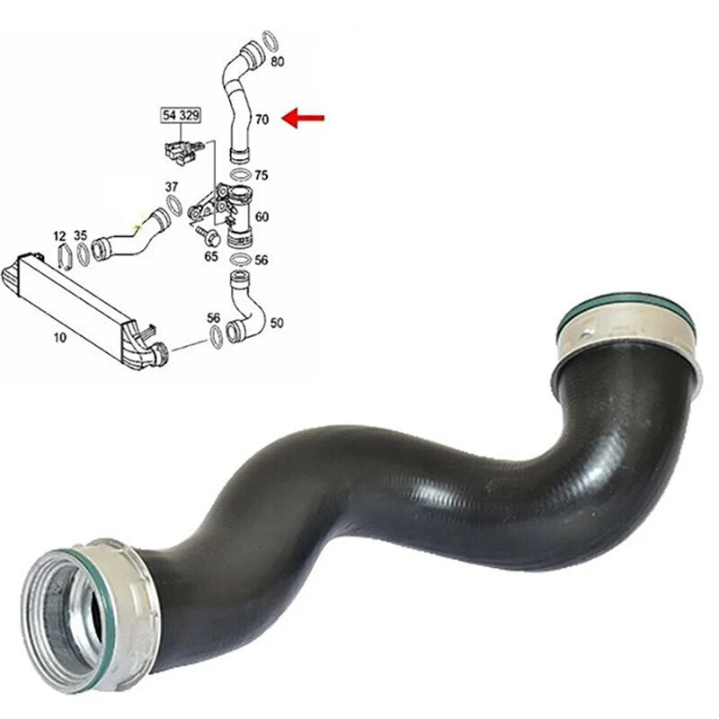 Intercooler Charger Intake Hose for Mercedes C Class CLC Class CLK 2035283382