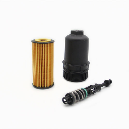 Oil Filter Housing Cap & Piece & Oil Filter Fit for VW Bettle for Golf for AUDI for A4 for A6 Q5 Q