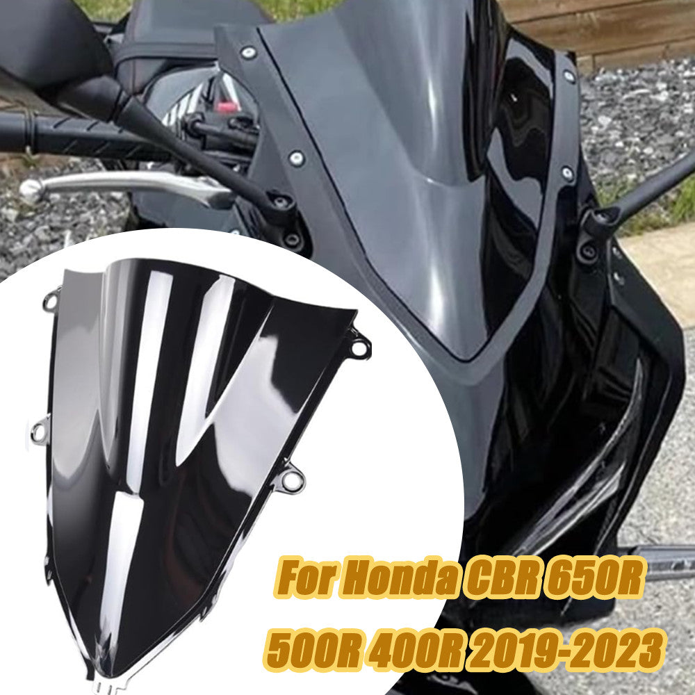 Motorcycle windshield suitable for Honda CBR650R 2019-2020, black. n