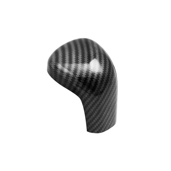 Carbon Fiber Look Gear Shift Knob Trim 1pcs for Toyota for Corolla Cross 2022-2024