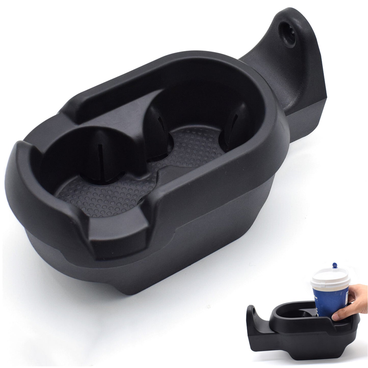 Center console drink holder cup holder black for Smart Fortwo451 a4518100370 Q