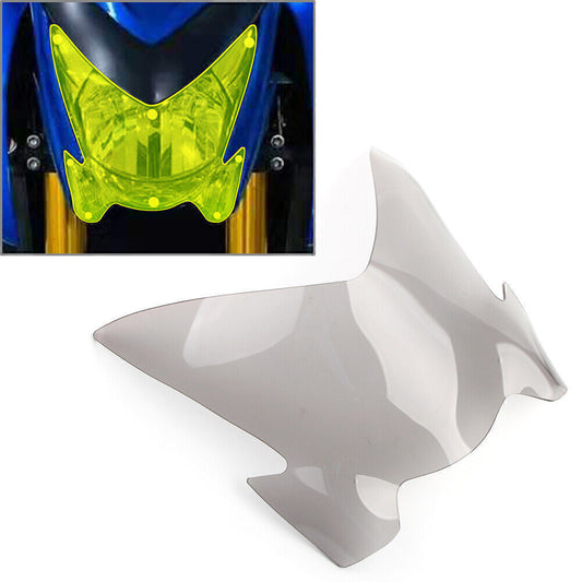 Front Headlight Guard Shield Screen Lens Cover for SUZUKI GSX-S1000 17-21 Grey Q