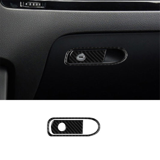 Red For Tundra Carbon Fiber Center Armrest Storage Box Mat Trim 2014-2018 v