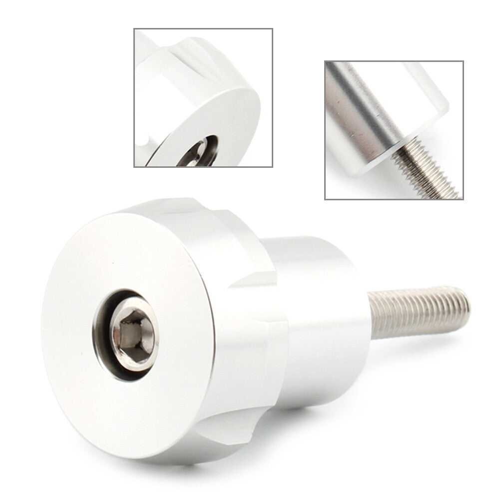 for BMW R Nine T Silver Motor Quick Release CNC Rear Fender for Seat Tab Bolt Screw
