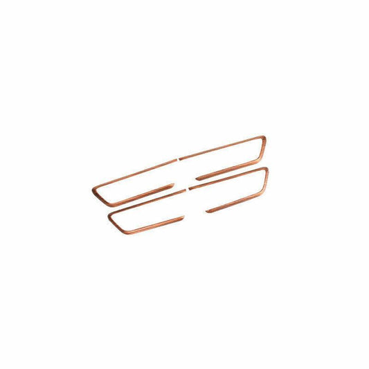 for Honda CRV CR-V 2017-2022 Matte Peach Wood Interior Door Handle Cover Trim 4