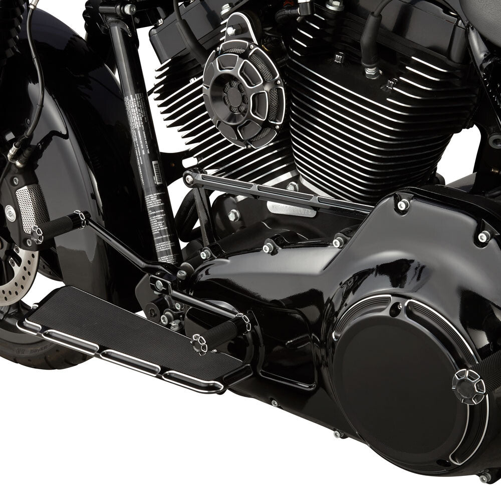 Black CNC 110dB Horn Speaker Cover for Harley Big Twin Touring Electra Glide 91+