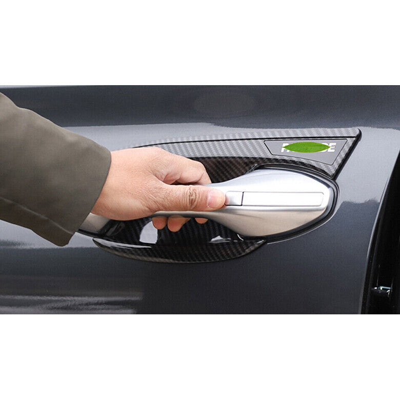for Hyundai Palisade 2020-2023 Carbon Fiber Door Handle Bowl Molding Cover Trim