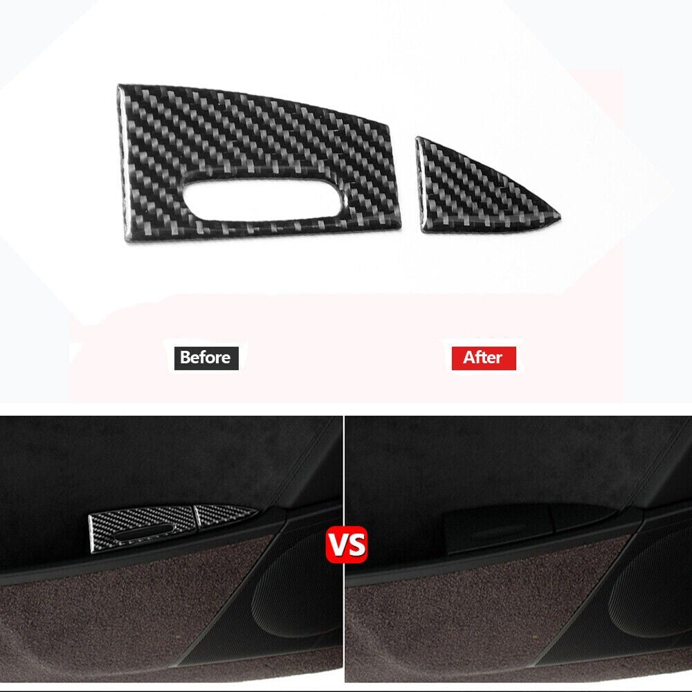 Carbon Fiber Driver Side Rear Ashtry Panel Cover Trim for Cayenne 03-10. n