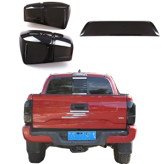 Smoked taillight/brake light cover trim for Toyota Tacoma 2016 - 2022