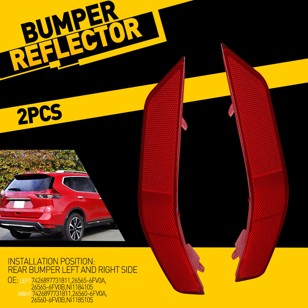 Right Passenger Rear Bumper Reflector Light Protector for 2017 - 2020 for Rogue B- v
