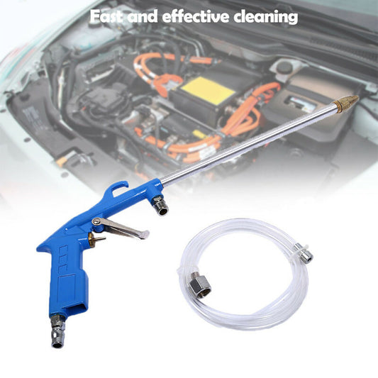 1Pc Blue Car Engine Grease Cleaning Air Gun Sprayer Degreaser Remove Dust Tool