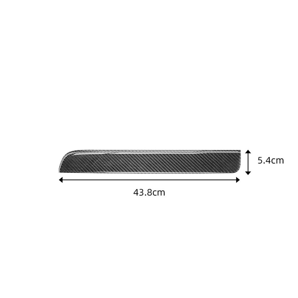 Carbon Fiber Passenger Dashboard Bezel for Volkswagen for Jetta Sedan 2011-2014