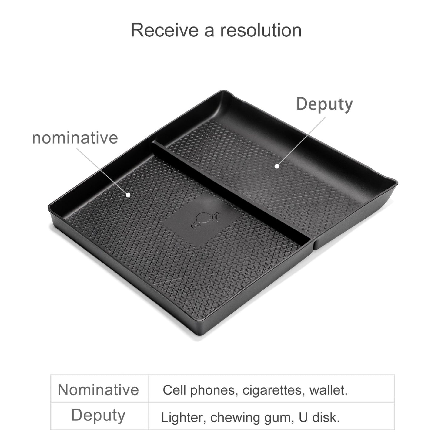 for Xpeng G6 2023 2024 Central Storage Box Car Central Lower Layer Tray