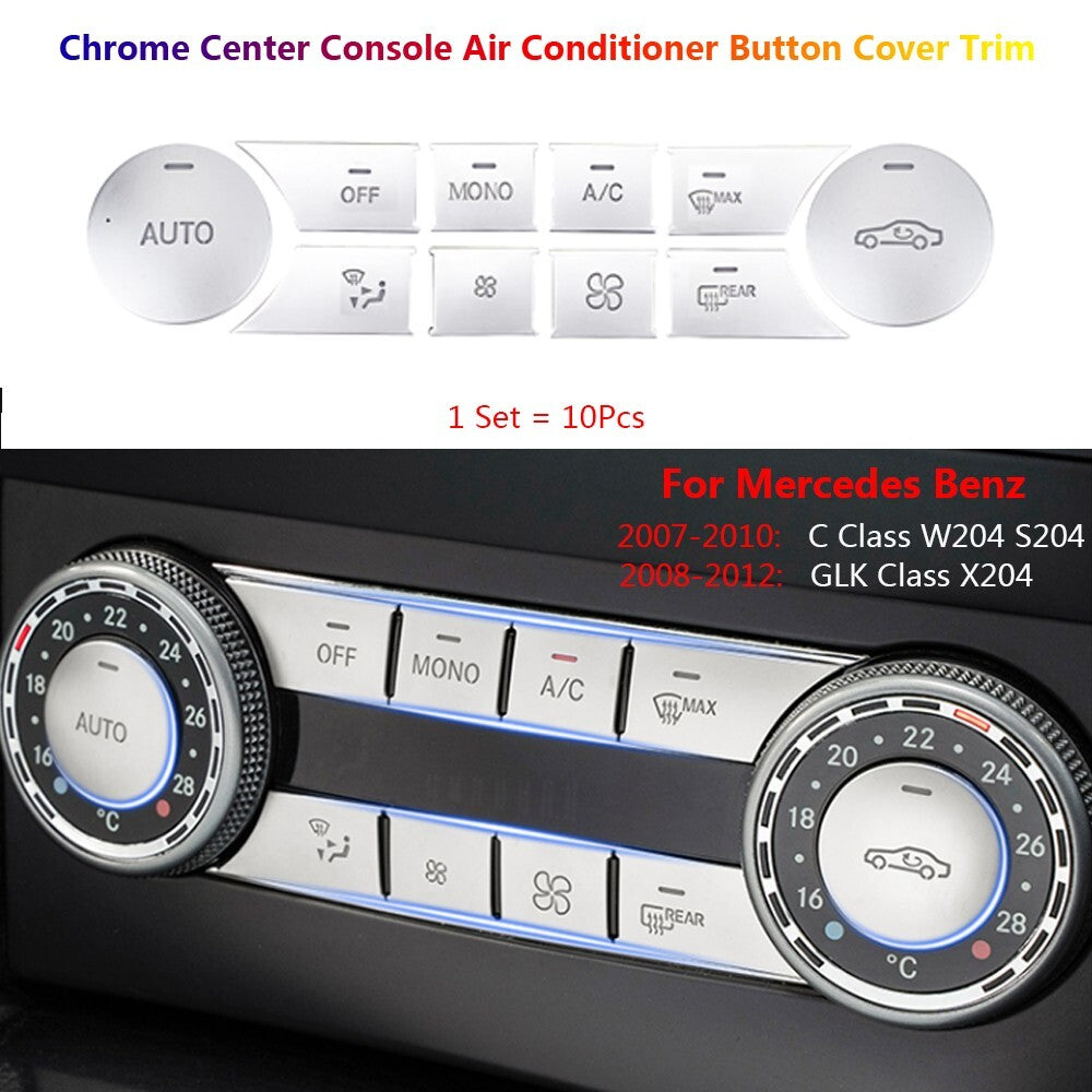 for Mercedes-Benz GLK W204 X204 Auto Car Console Air AC MONO Switch Cover Trim-